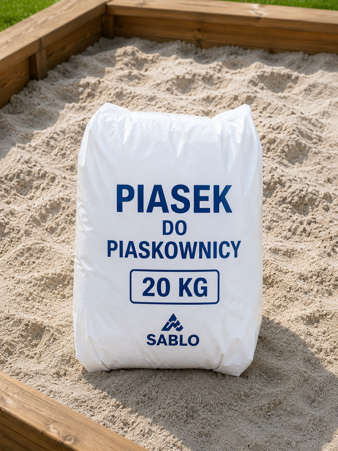 PIASEK DO PIASKOWNICY 20KG – CZYSTY, PŁUKANY | FRAKCJA 0–2 MM | SABLO