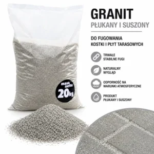 Zasypka granitowa do fugowania 20 KG